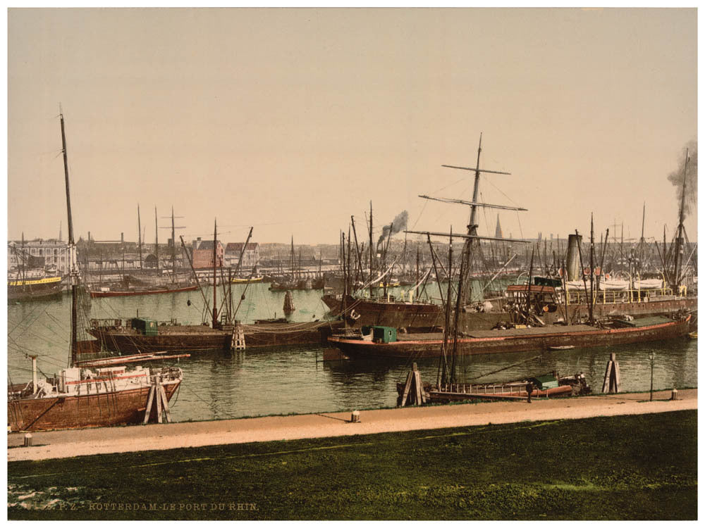 The Rhine port, Rotterdam, Holland 0400-5244