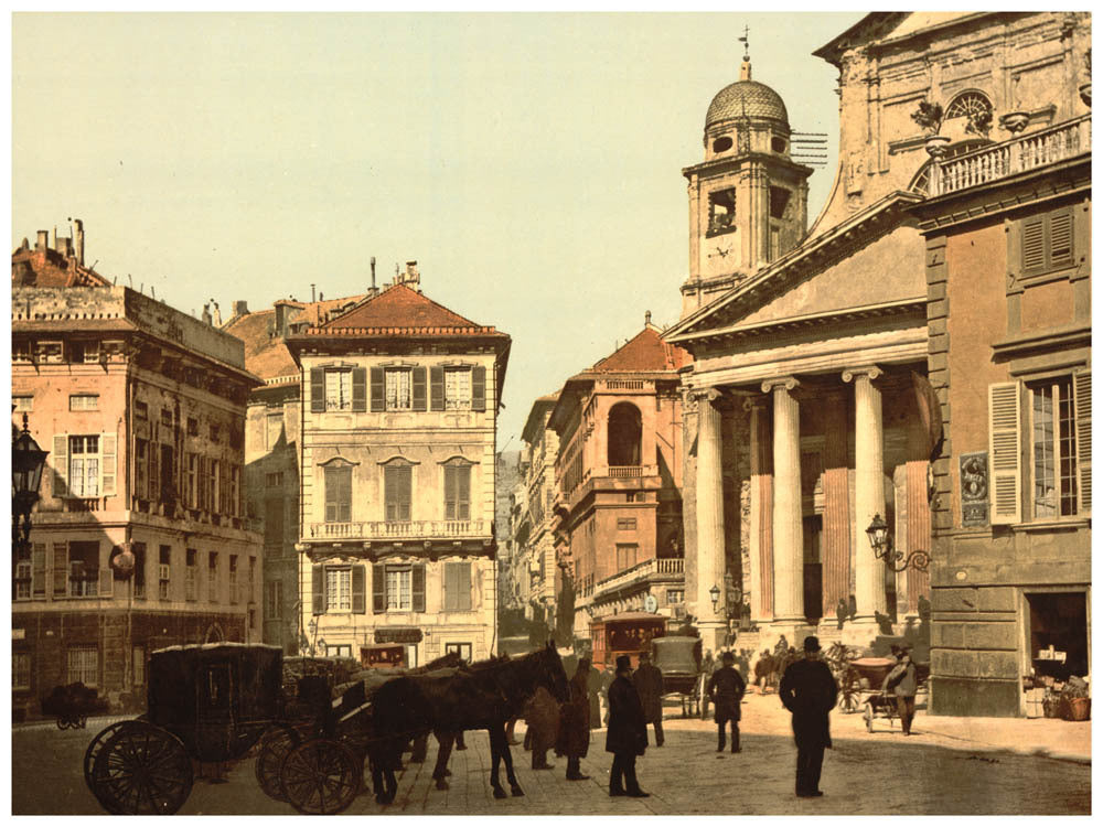 Piazza dell'Annunziata, Genoa, Italy 0400-5433