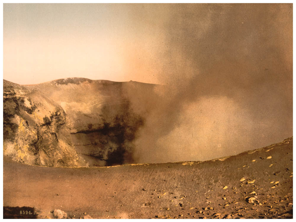 Mount Vesuvius, the crater, Naples, Italy 0400-5484