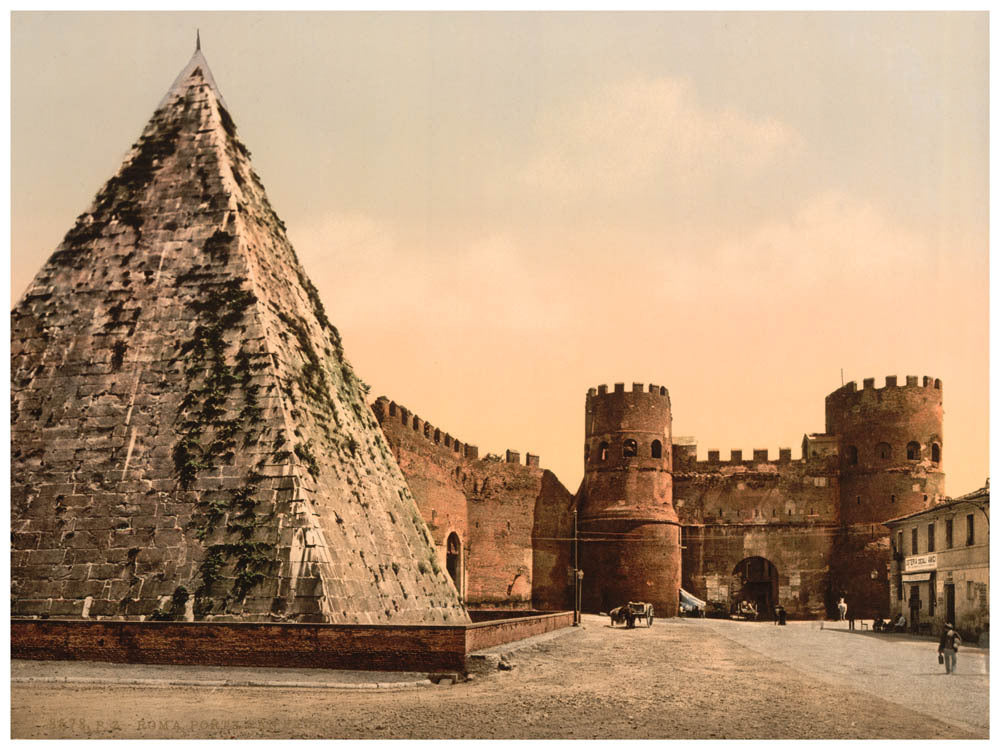 St. Paul's Gate, Rome, Italy 0400-5530