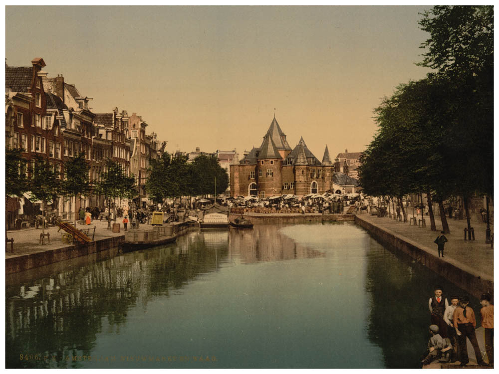 The new market and weighing house, Amsterdam, Holland 0400-5664