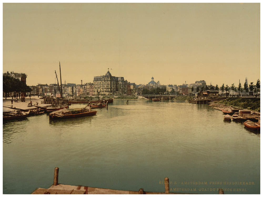Prince Henry's quay, Amsterdam, Holland 0400-5674