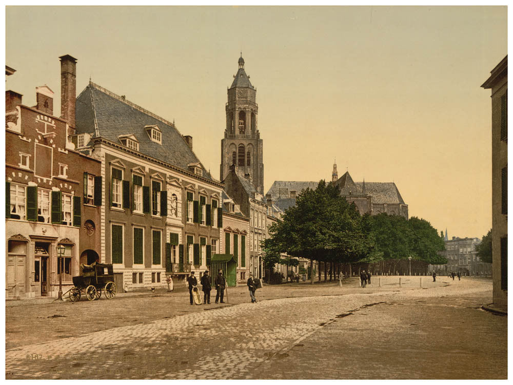 The great market, Arnhem, Holland 0400-5675