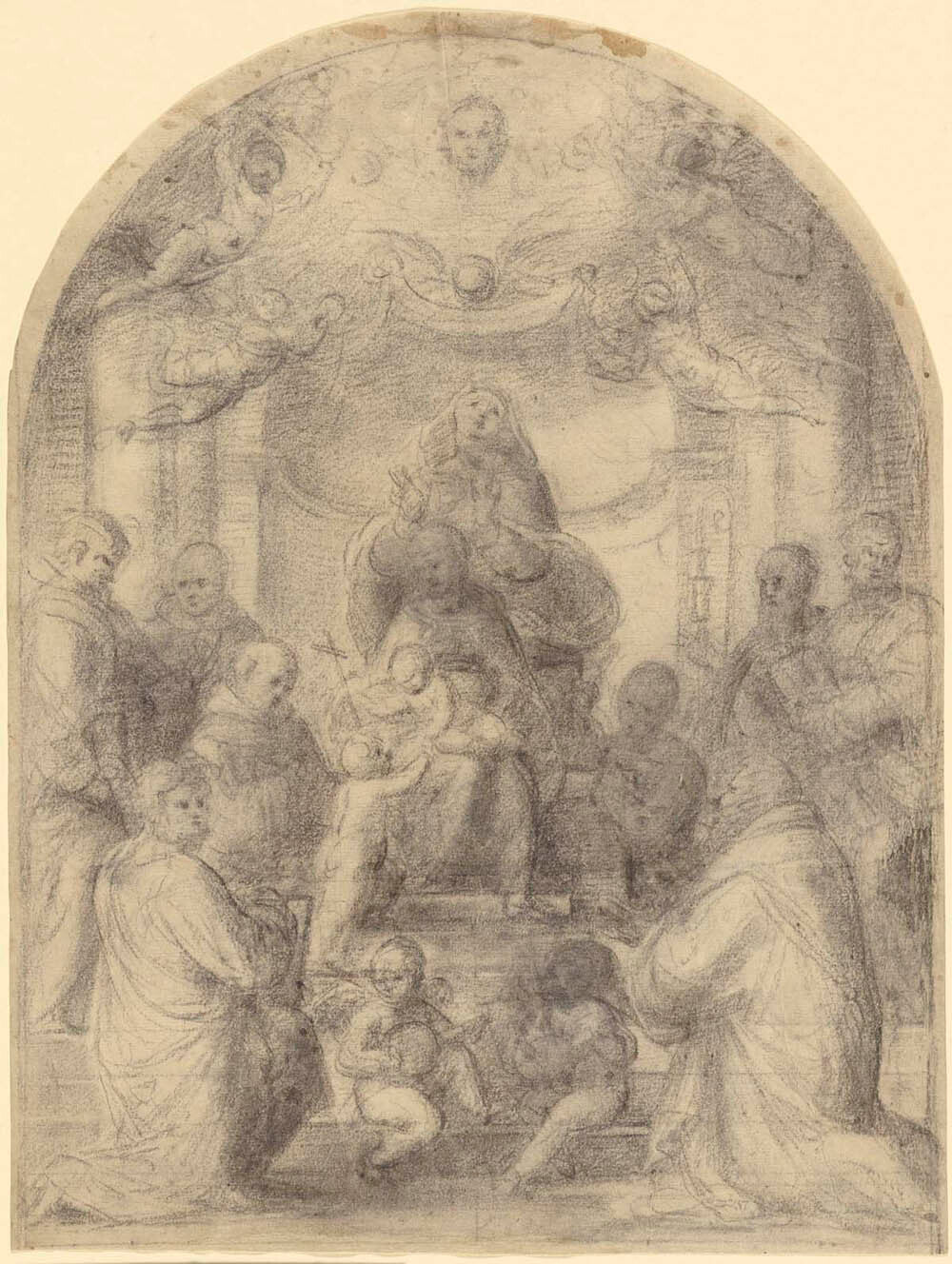 Madonna and Child with Saints Gm-00013401