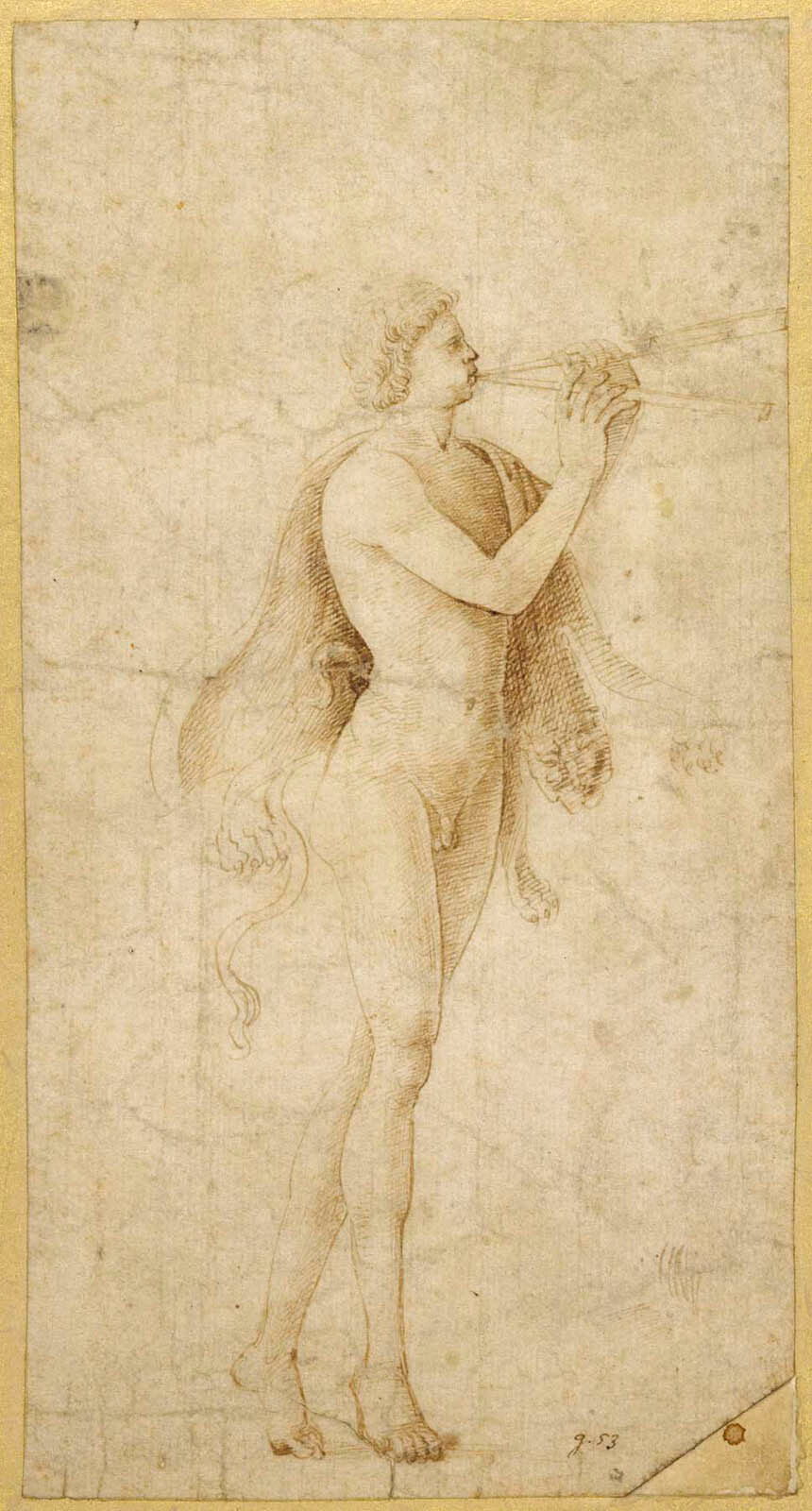 A Satyr Playing an Aulos Gm-00025501