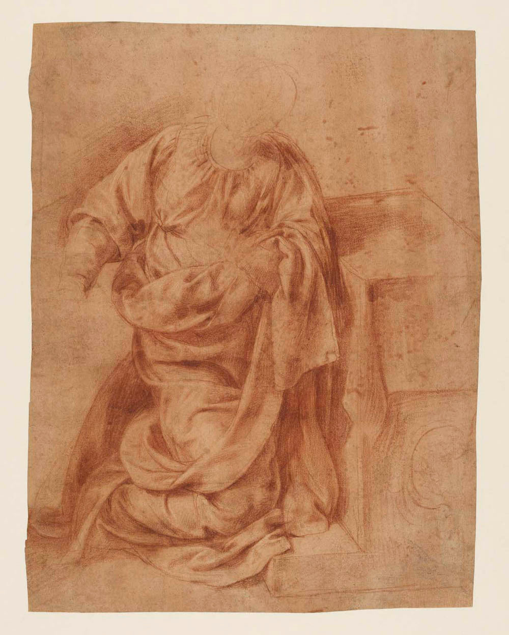 Study for the Kneeling Virgin Gm-00031301