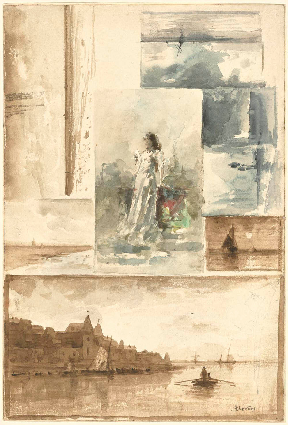 A Trompe l’oeil Collage Gm-36678001