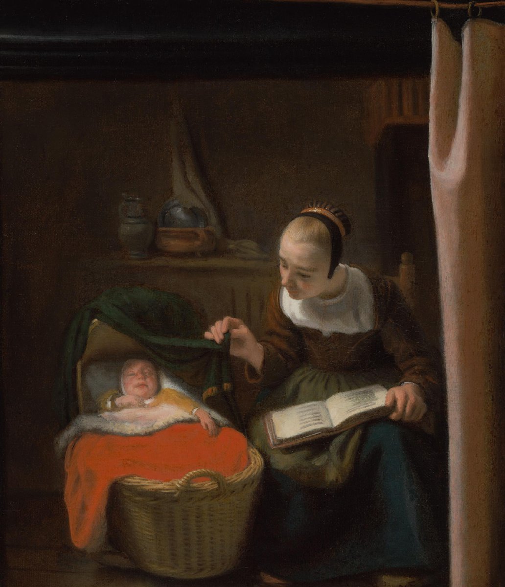 Woman at a Cradle