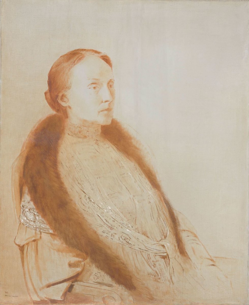 Portret van A.M.L. Bonger-van der Linden