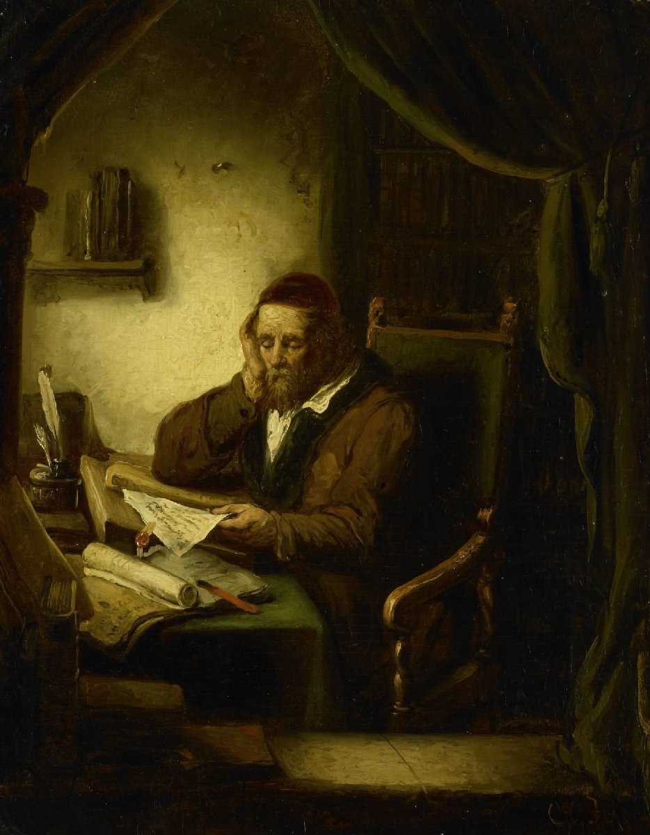 Old Man in his Study