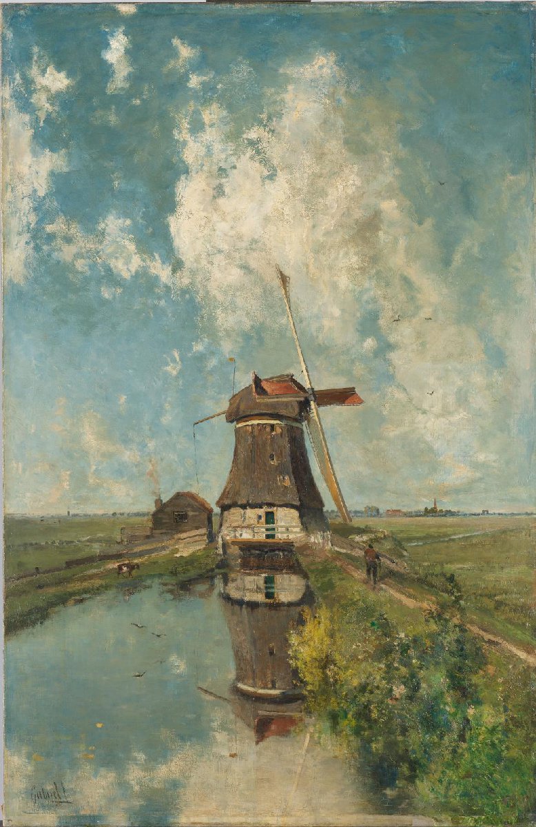 A Windmill on a Polder Waterway, Known as ‘In the Month of July’