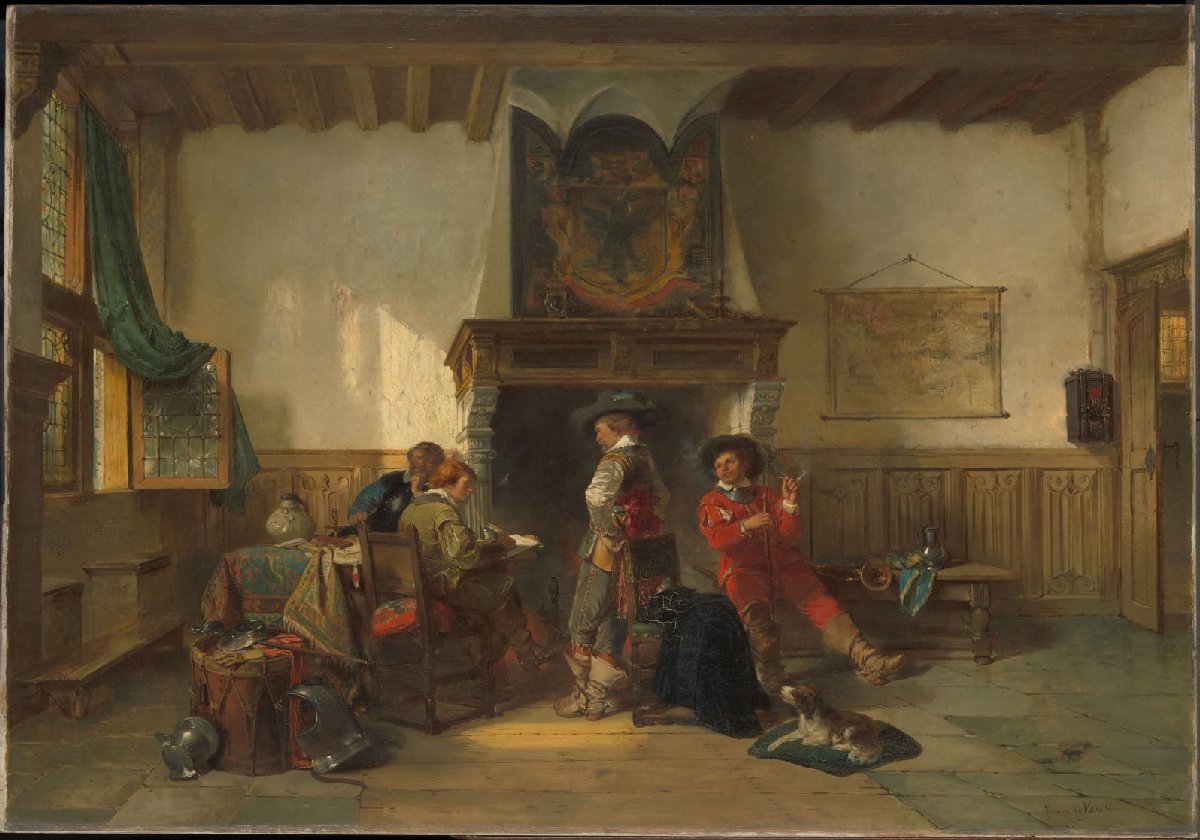 Soldiers in a Guardsroom