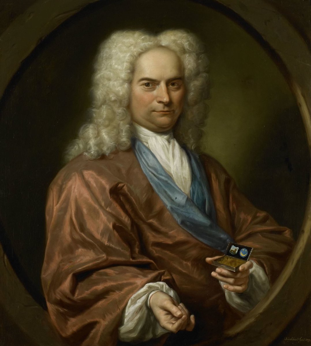 Portrait of David Leeuw (1682-1755), Mennonite Draper