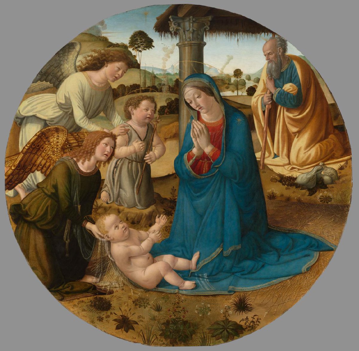 De aanbidding van het Christuskind