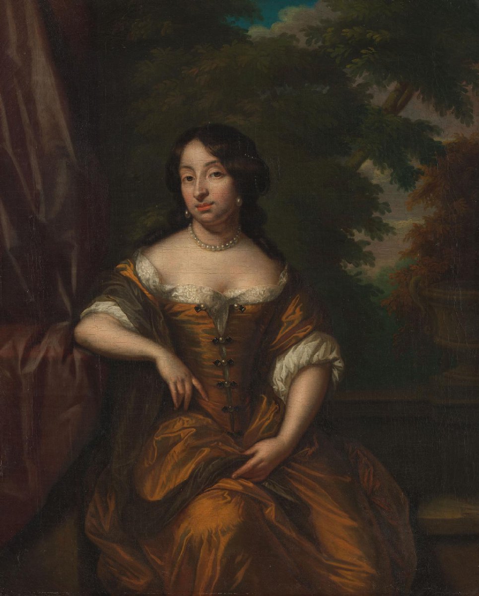 Portrait of Anna Maria Hoeufft 91646-1715), wife of Jan Boudaen Courten
