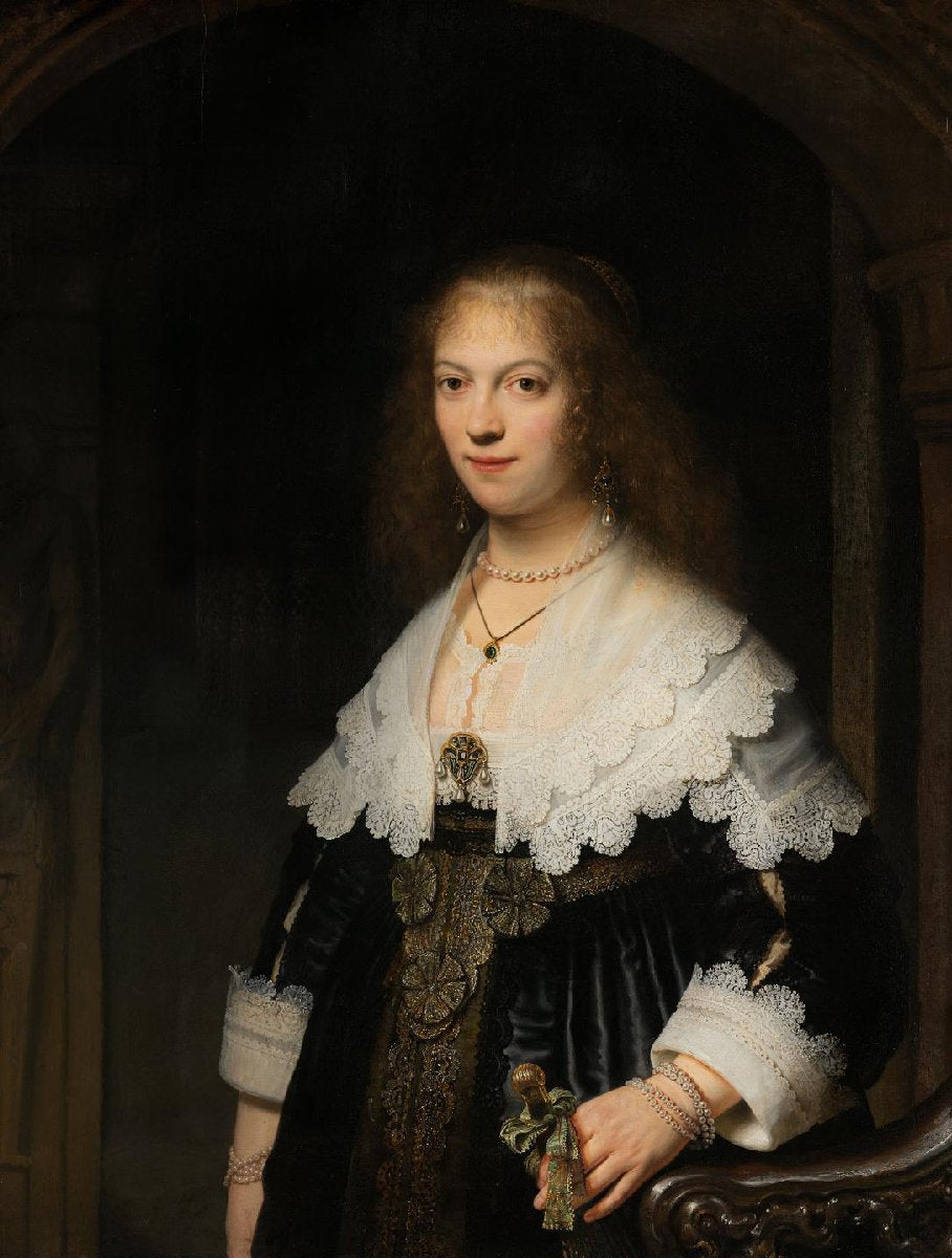 Portrait of a Woman, Probably Maria Trip (1619-1683)