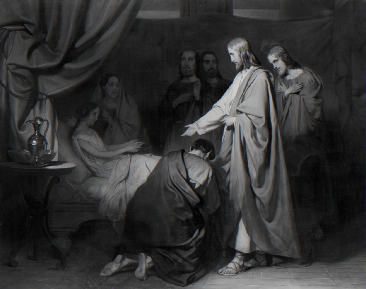 De opwekking van het dochtertje van Jaïrus