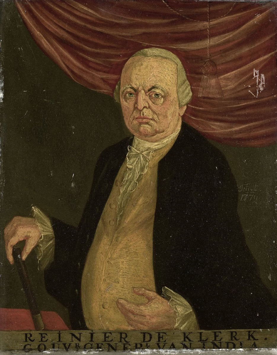 Portrait of Reinier de Klerk, Governor-General of the Dutch East India Company