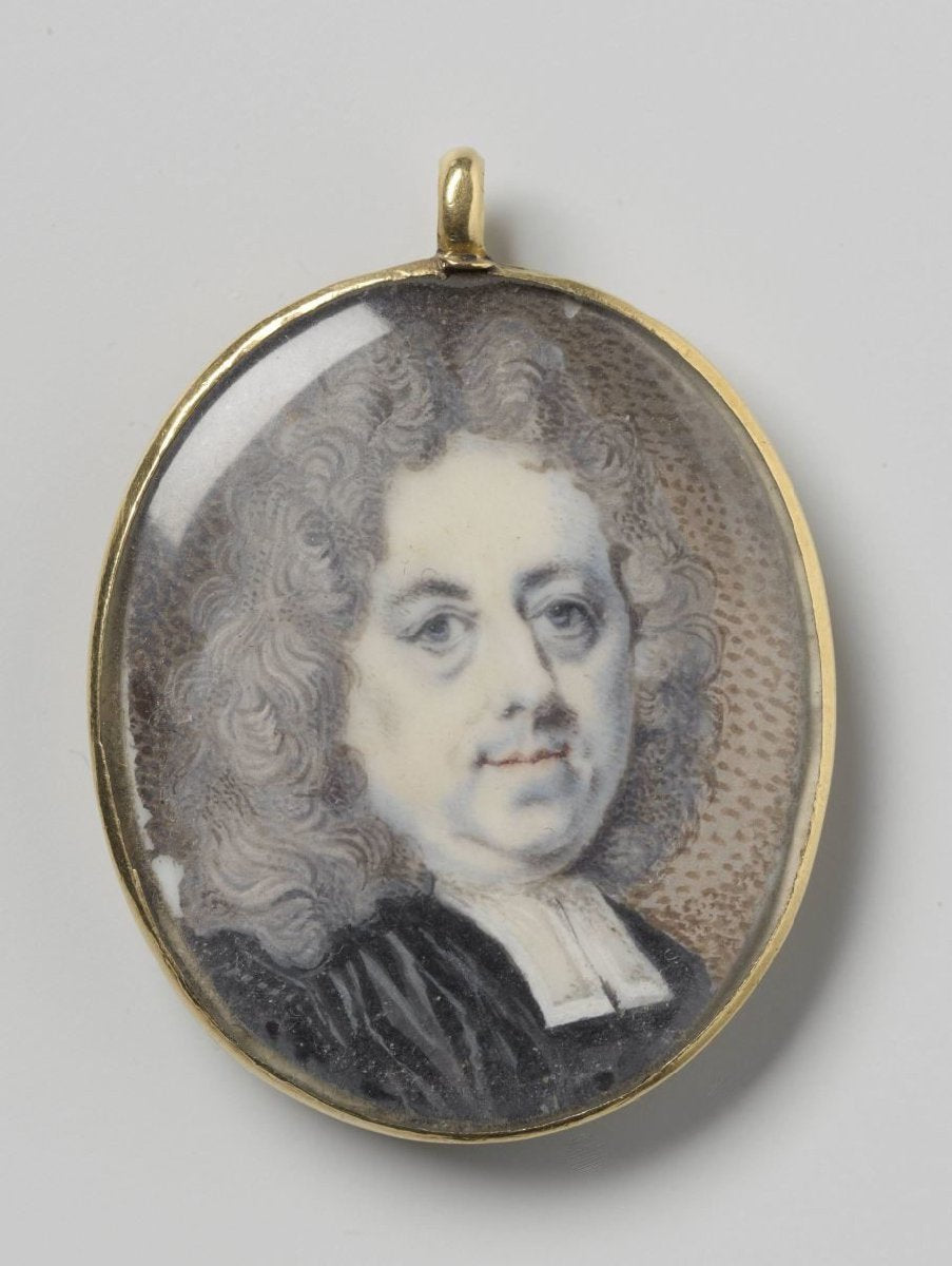 Portret van een predikant