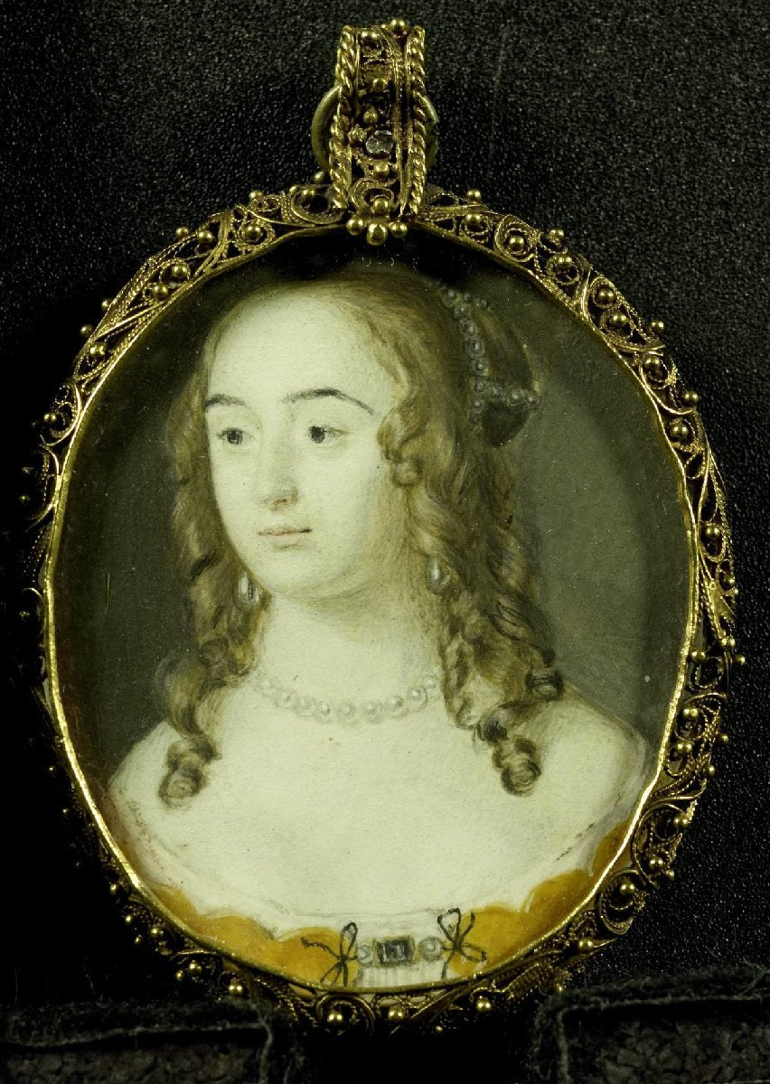 Portrait of Henriette Marie (1626-51), Countess Palatine. Daughter of Frederik V, King of Bohemia, called the 'Winter King'