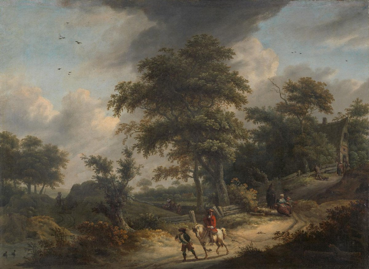 Landscape with Falconer