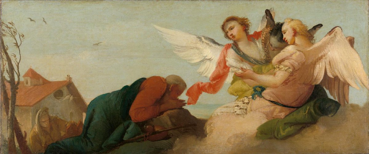 Abraham with the three Angels