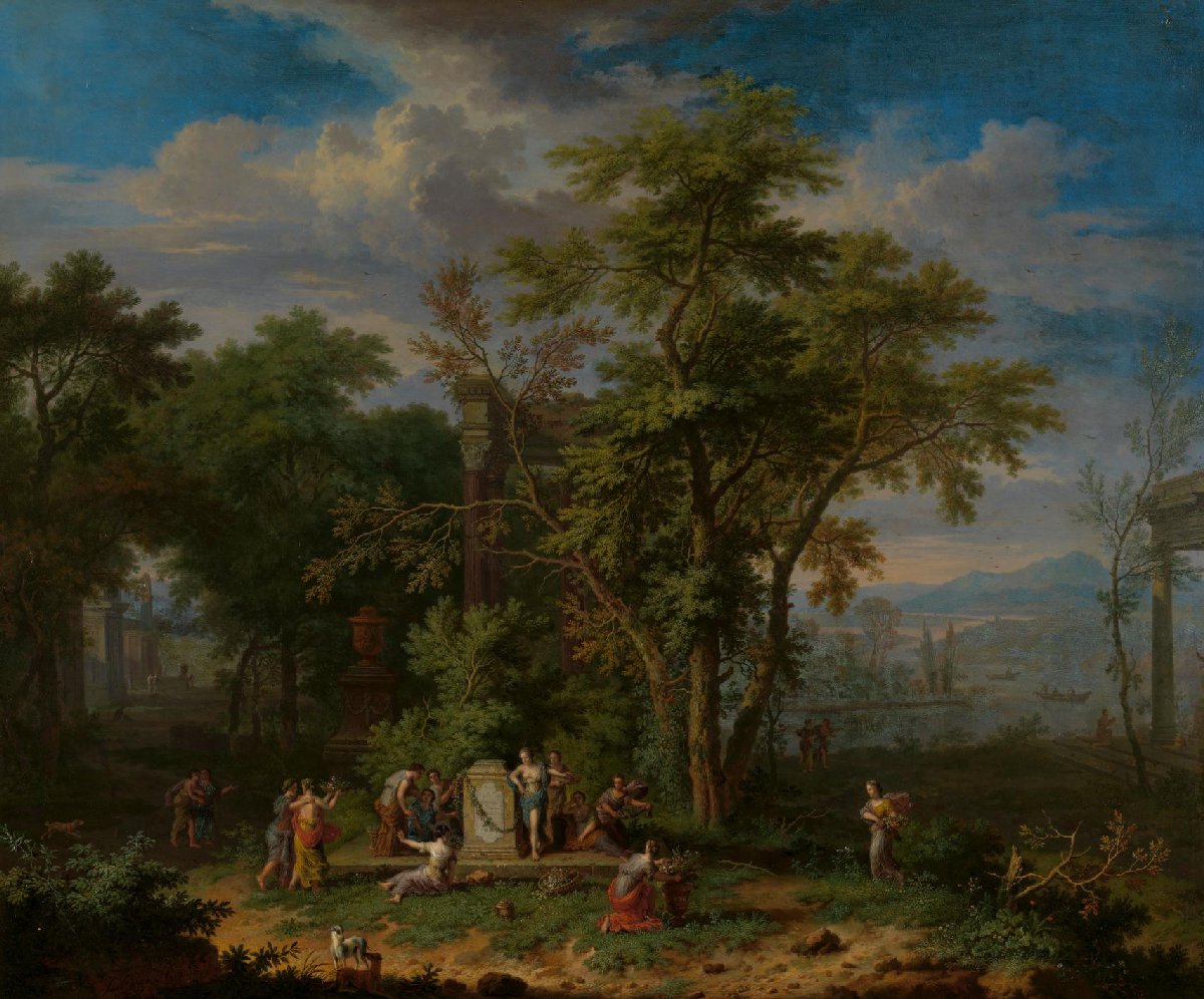 Arcadian Landscape with a Ceremonial Sacrifice