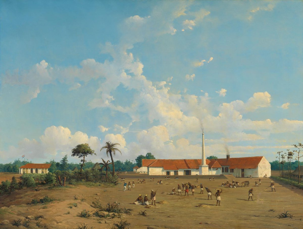 The Kemanglen Sugar Factory near Tegal on Java