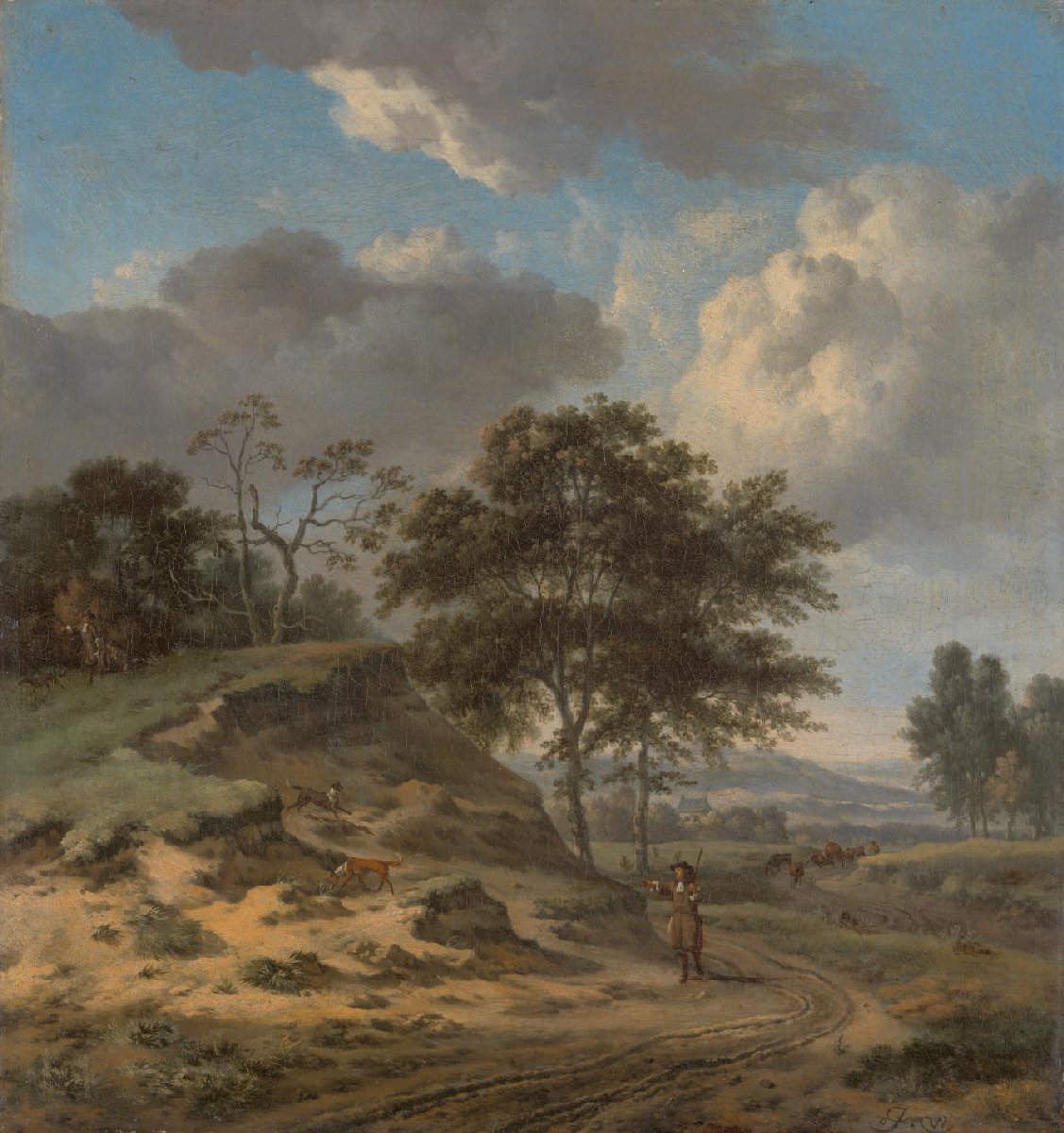 Landscape with two Hunters