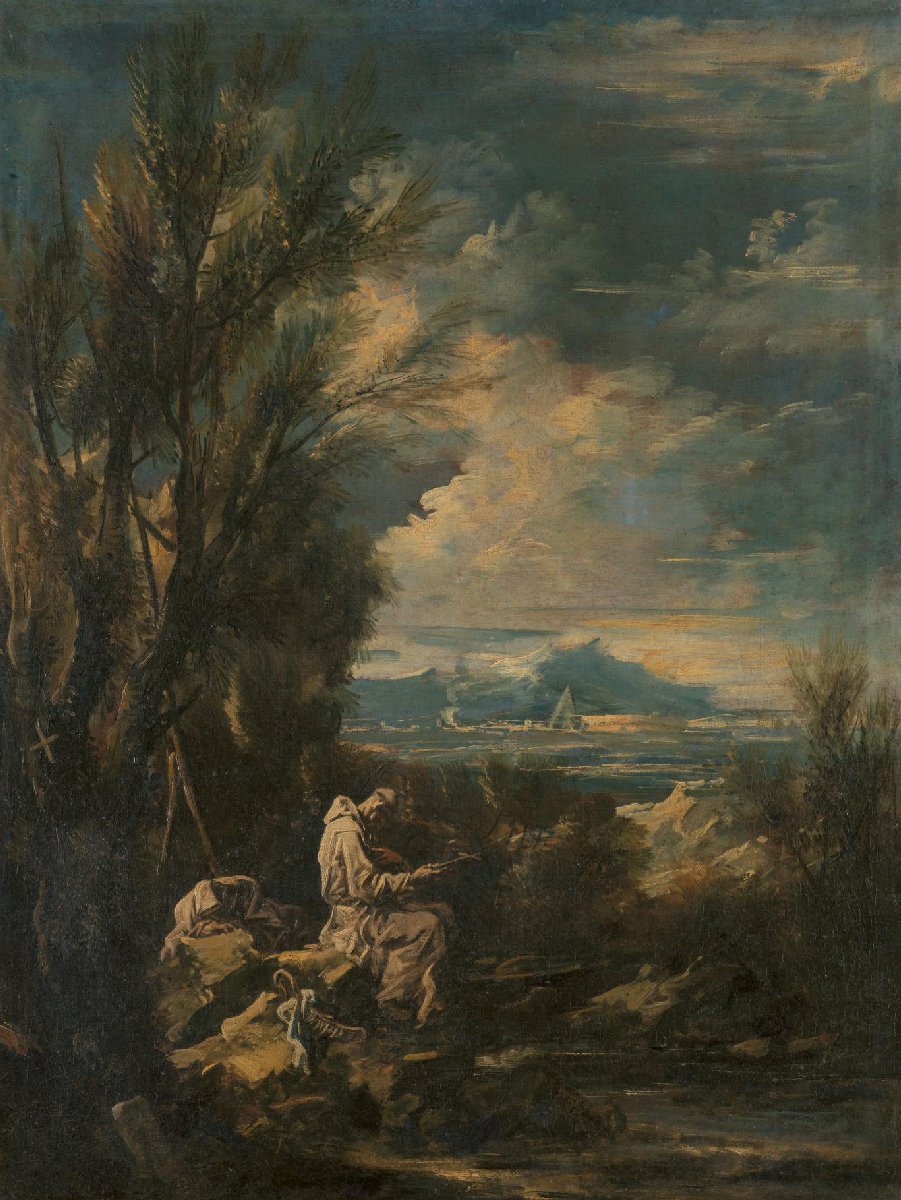 Landscape with Saint Bruno ?