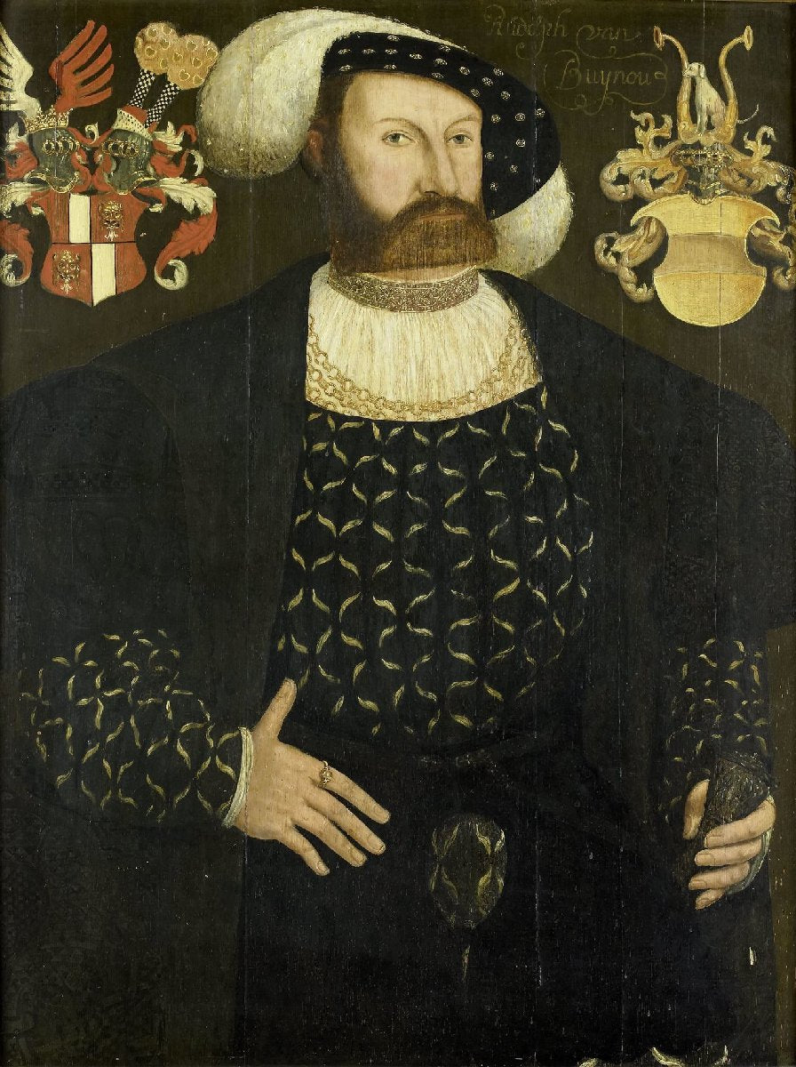 Presumably Posthumous Portrait of Rudolph van Buynou (d 1542), High Bailiff of Stavoren and 'Grietman'of Gaasterland