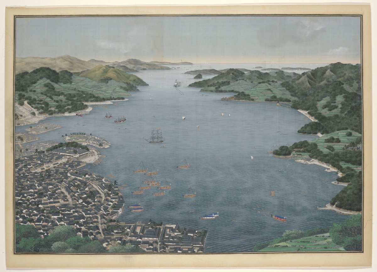 De baai van Nagasaki