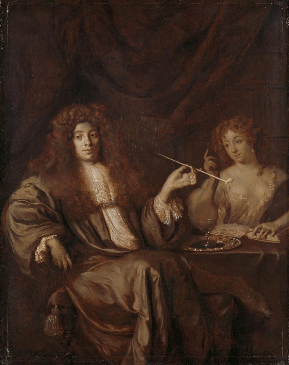 Portrait of Hadriaan Beverland with a Prostitute