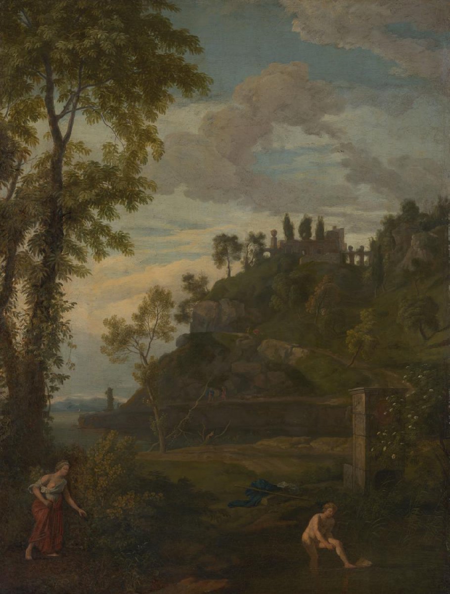 Arcadian Landscape with Salmacis and Hermaphroditus