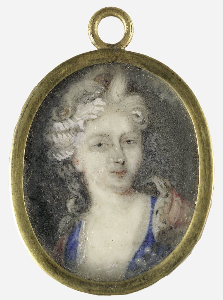 Portret van een vrouw, vermoedelijk Christiane Charlotte van Württemberg (1694-1729)