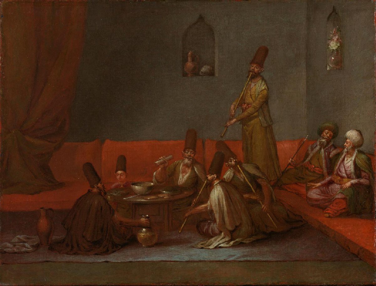 Dervishes Sharing a Meal