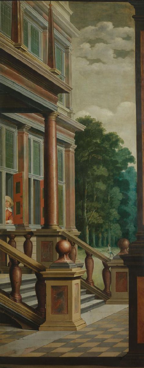 A Seven-Part Decorative Sequence: An Outdoor Stairway