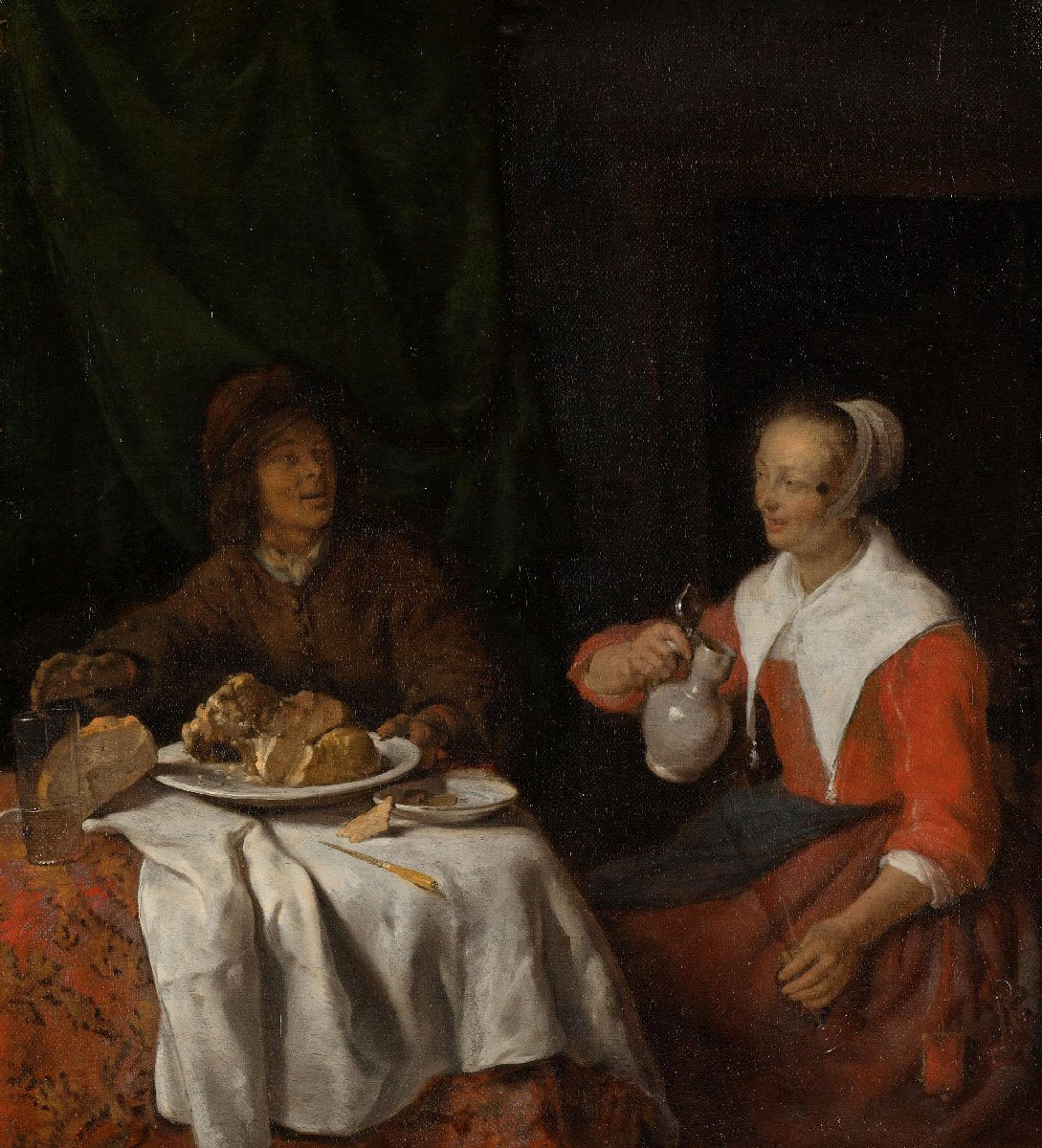 Man and Woman at the Breakfast Table