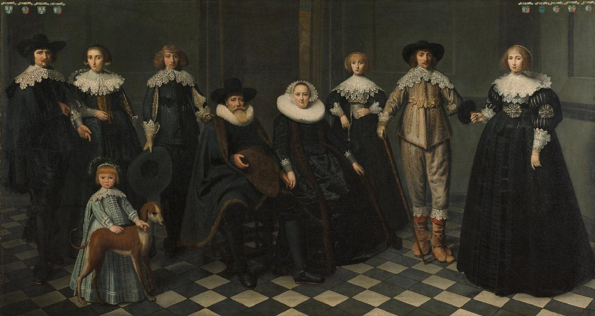 Portrait of the Family of Dirck Jacobsz Bas (1569-1637), Burgomaster of Amsterdam, and Margriet Snoeck (1588-1645)