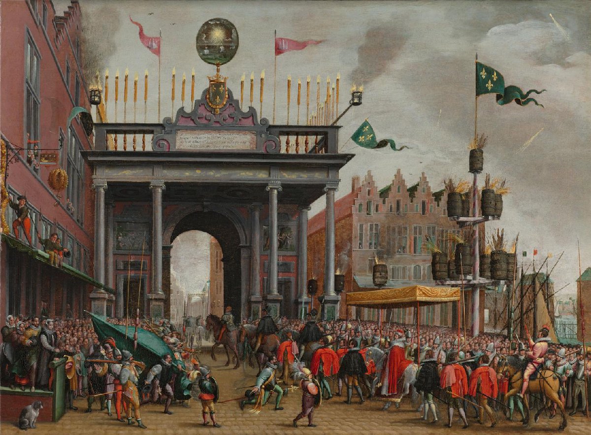 Joyful Entry of the Duke of Anjou in Antwerp on 19 February 1582