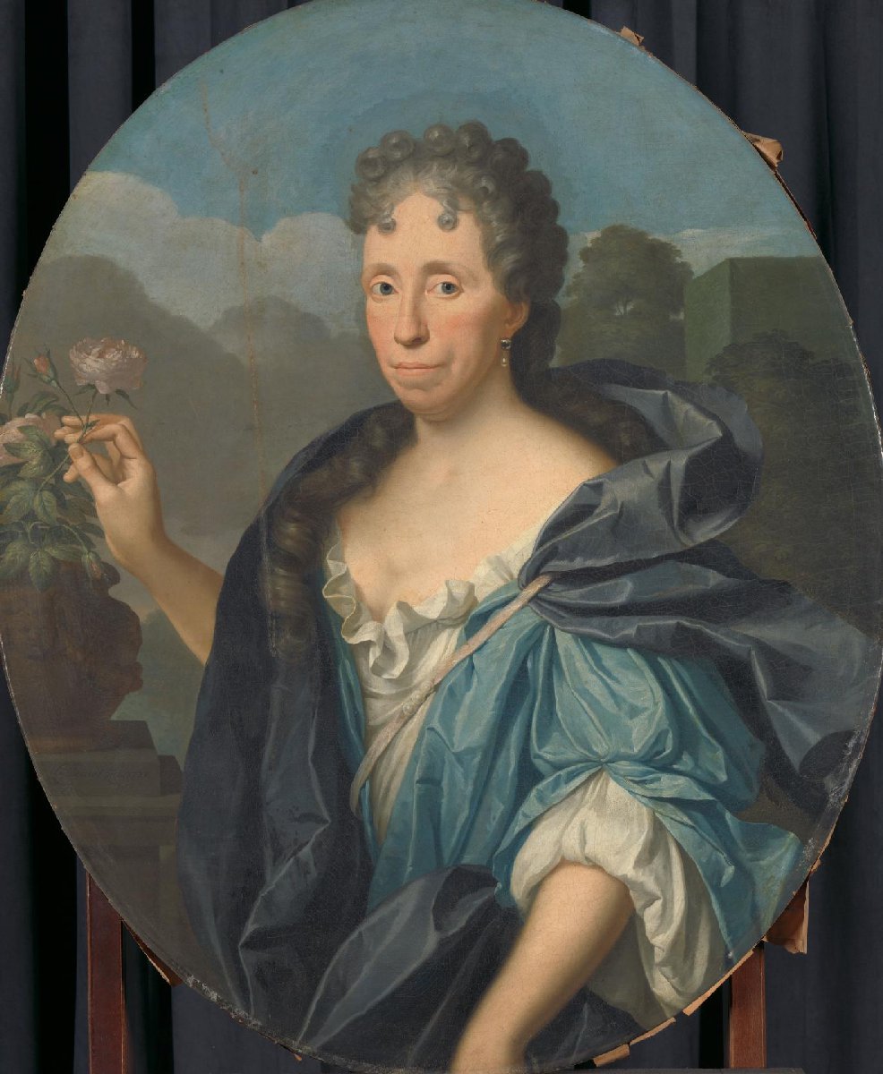 Portrait of Sabina Agneta d'Acquet, Wife of Arent van Buren