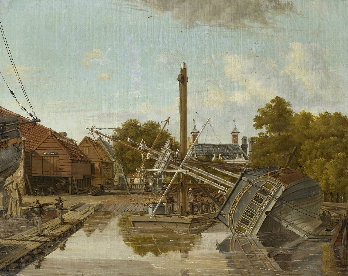 The Shipyard 'St Jago'on Bickers Eiland, Amsterdam