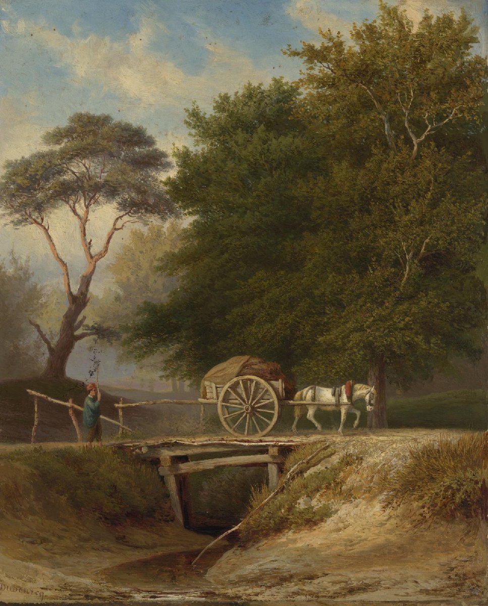Landschap met brug te Wolfheze