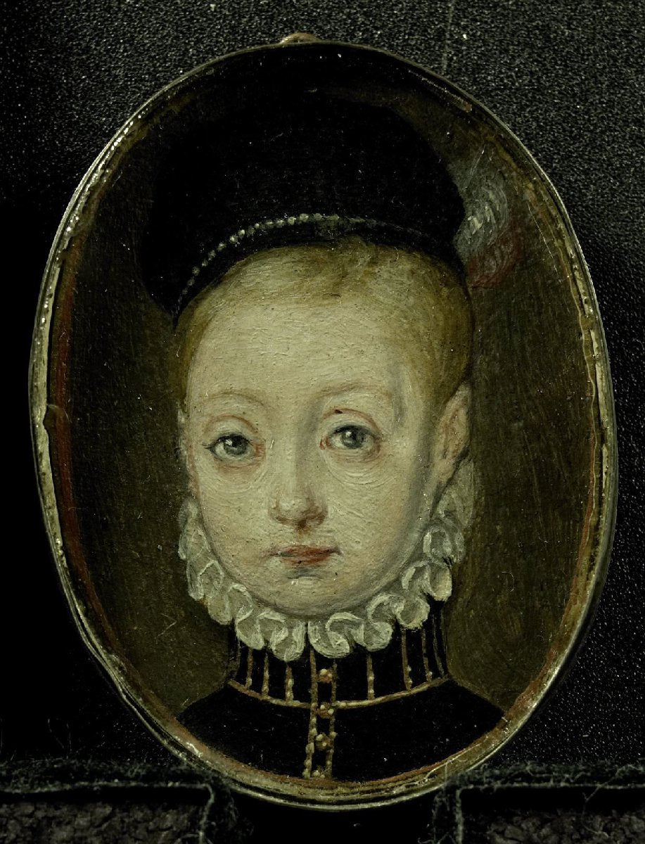 Jacobus I (1556-1625), de latere koning van Engeland, als kind