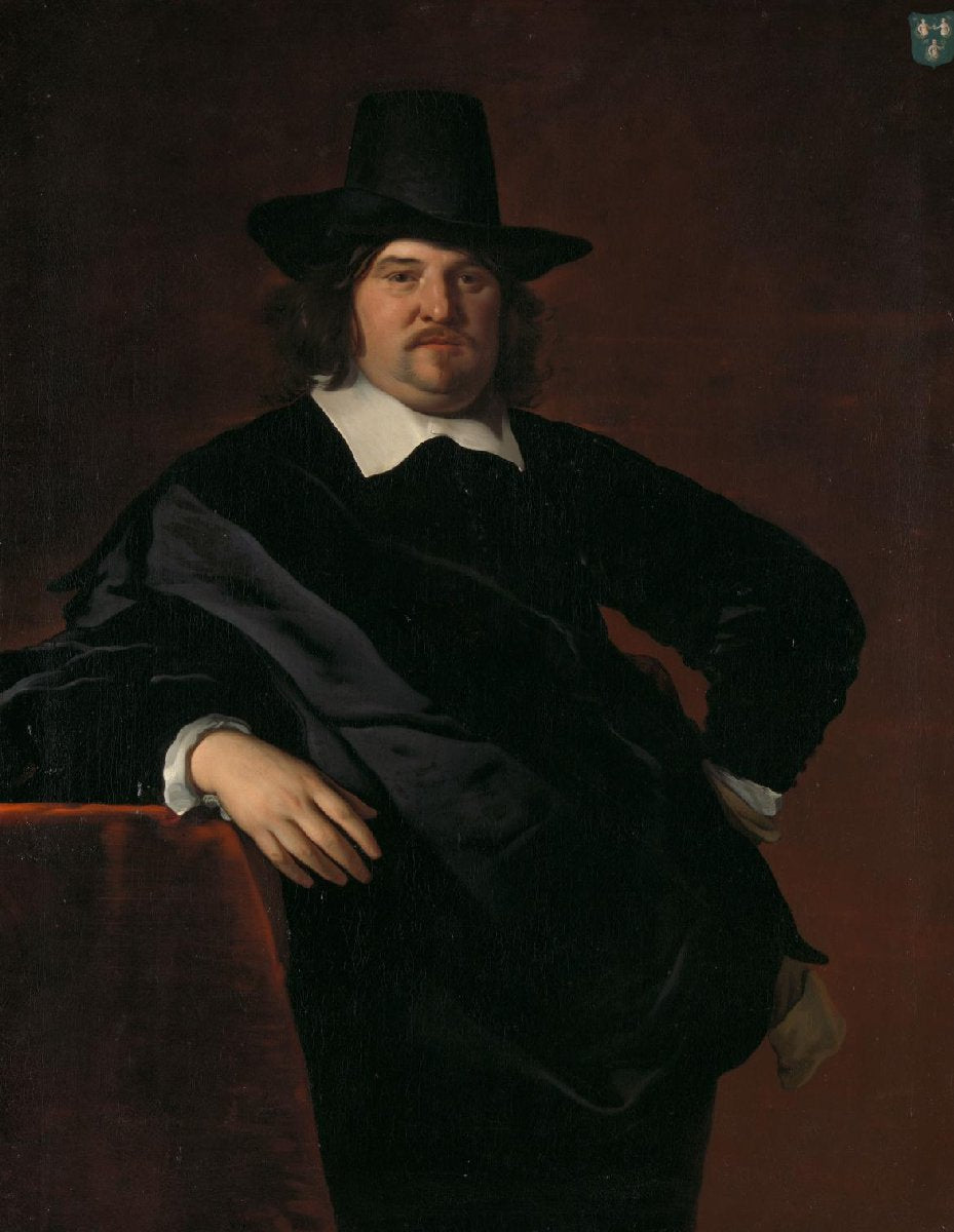 Portrait of Abraham de Visscher (1605-67). Amsterdam merchant and director of the Dutch West India Company