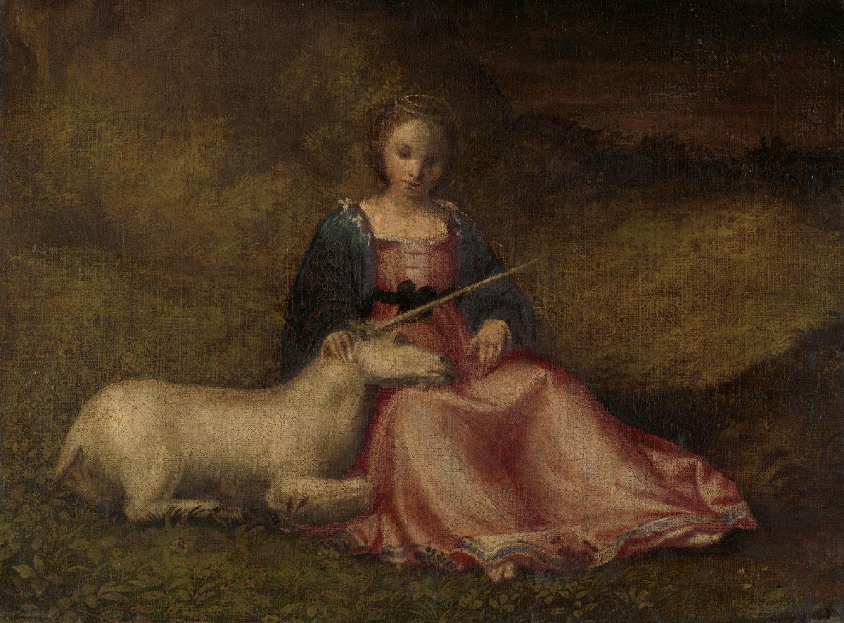 "Woman with Unicorn