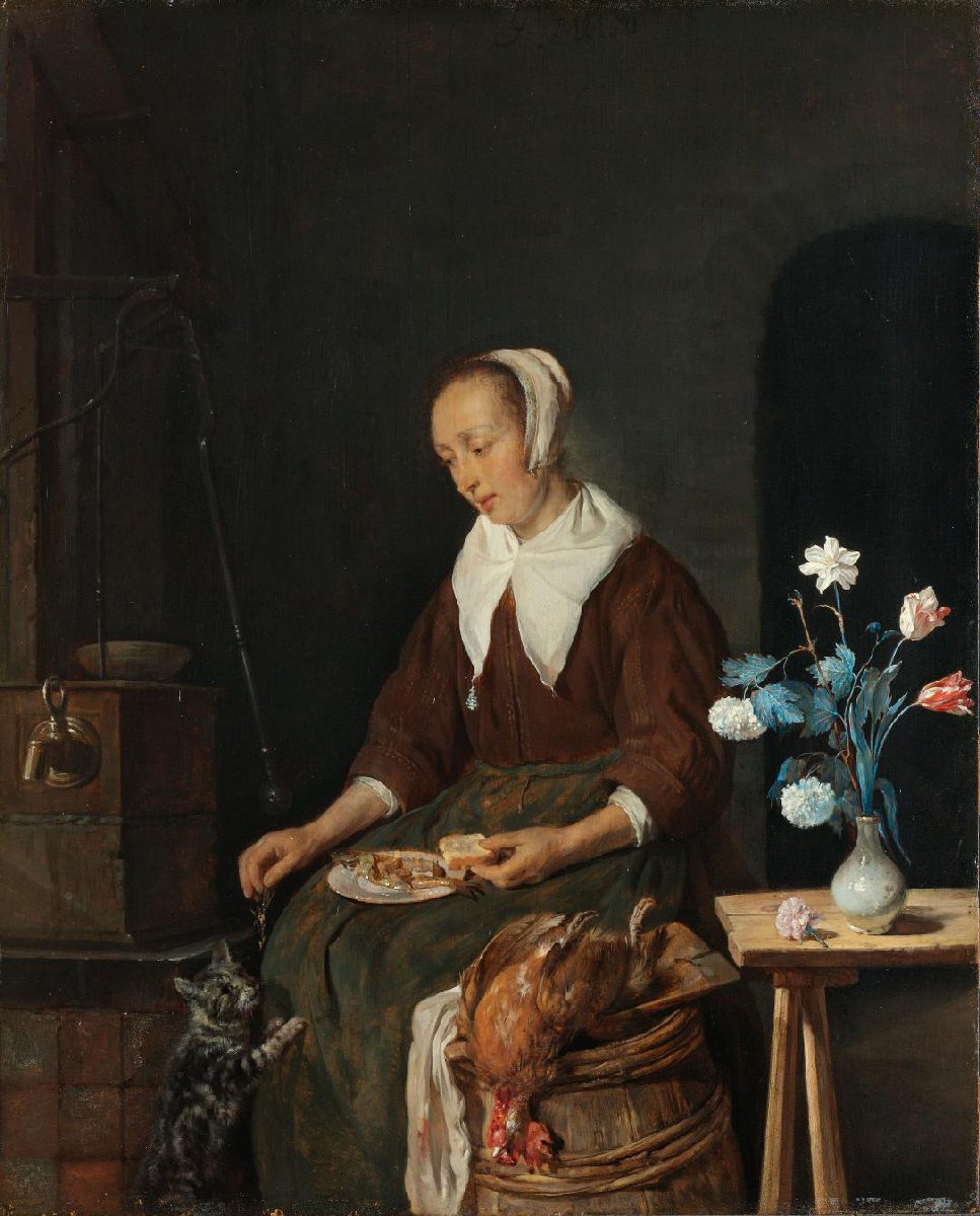 Woman Eating, Known as ‘The Cat’s Breakfast’