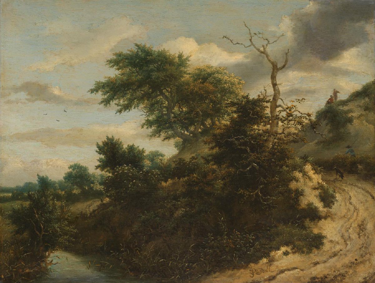Zandweg in de duinen