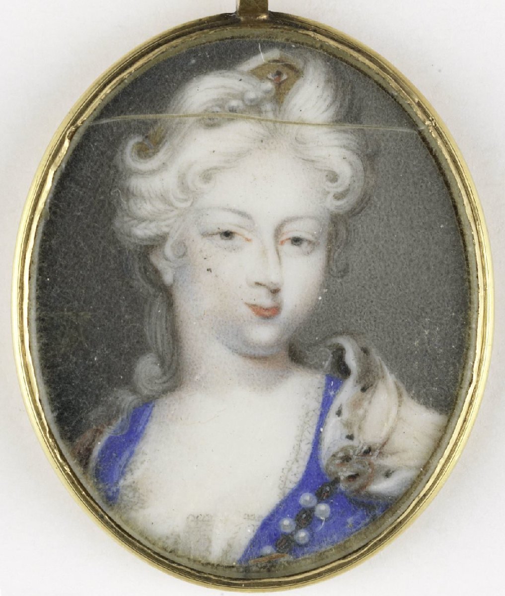 Portret van een vrouw, vermoedelijk Christiane Charlotte van Württemberg-Winnental, (1694-1729)