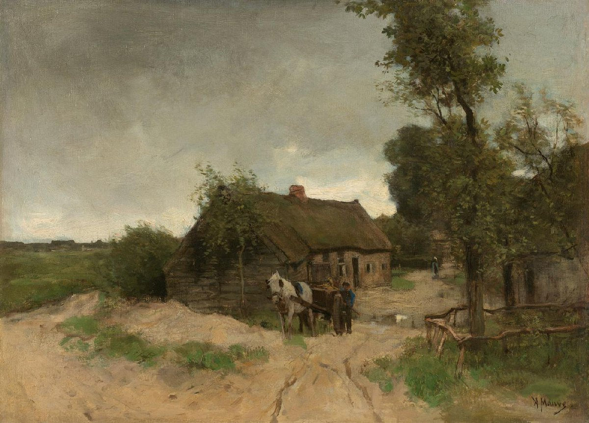 Huisje aan de zandweg